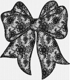 Black Lace Bow