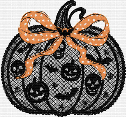 Black Lace Pumpkin