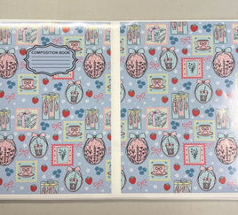 Blue Bookish Notebook Cover