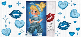 Blue Princess Love UV Wrap