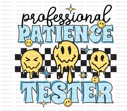 Blue Professional Patience Tester DTF - Baby 6in