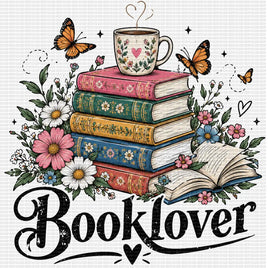 Book lover floral