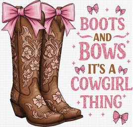 Boots and Bows it’s a Cowgirl Thing