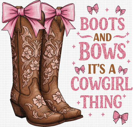Boots and Bows it’s a Cowgirl Thing