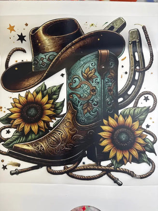 Boots and sunflowers DD