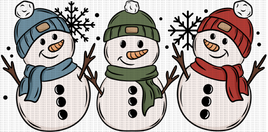 Boy Trio Snowman