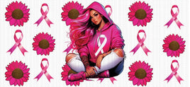 Breast Cancer Girl UV Wrap