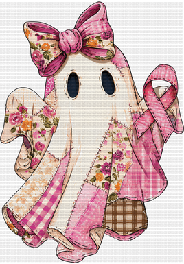 Breast Cancer Awareness Ghostie
