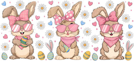 Bunnies Daisies UV Wrap