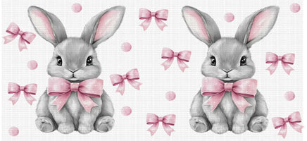 Bunnies With Bows UV WRAP
