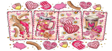 Cafecito Chisme Valentine UV Wrap