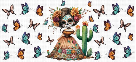 Catrina Butterflies UV Wrap