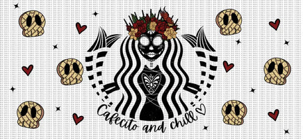 Catrina coffee UV Wrap