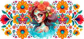Catrina Flowers UV Wrap