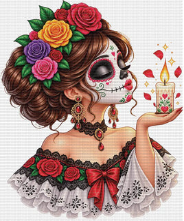Catrina with Candle