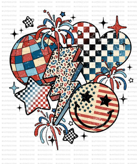 Celebrate 4th Of July DTF