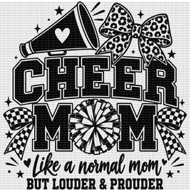Cheer mom like a normal mom