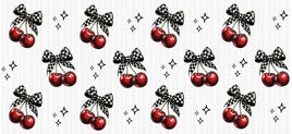 Cherries Checkered Bows UV Wrap