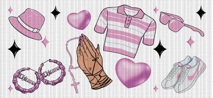 Chicana Pink UV Wrap
