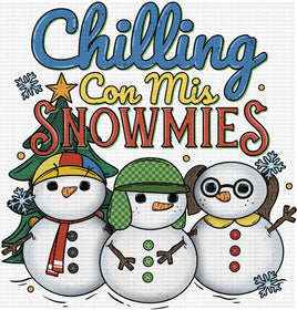 Chilling con mis snowmies Chavo