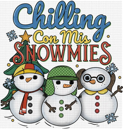 Chilling con mis snowmies Chavo