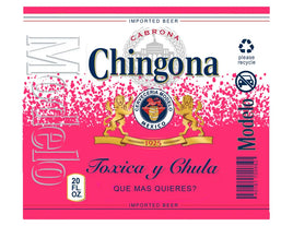 Chingona pink tumbler wrap