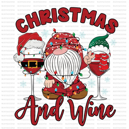 Christmas and wine