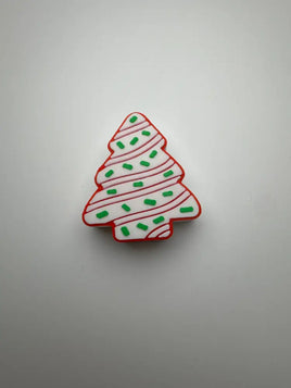 Christmas Cake STRAW TOPPER