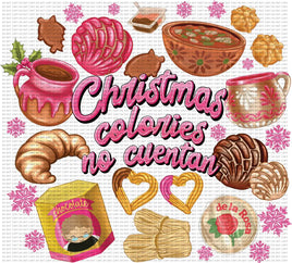 Christmas calories pink christmas