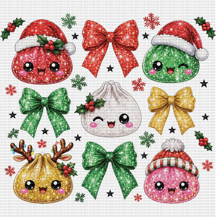 Christmas dumpling bows