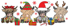Christmas Highland Cow