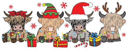 Christmas Highland Cow