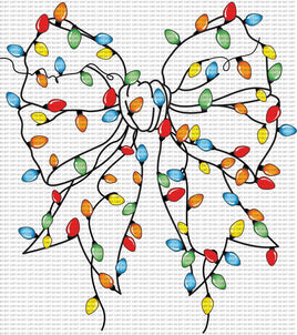 Christmas Lights Bow