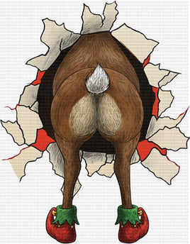 Christmas Reindeer (Back)