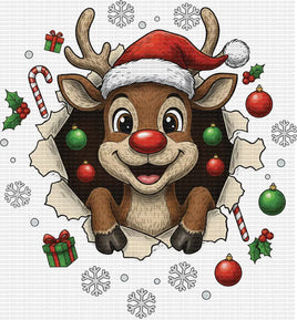 Christmas Reindeer (Front)