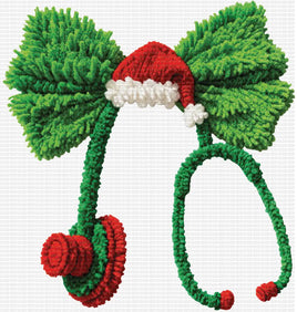 Christmas Stethoscope Faux Yarn
