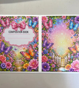 Colorful Butterflies Notebook Cover