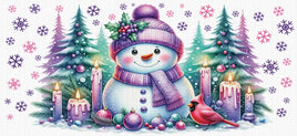 Colorful Snowman UV Wrap