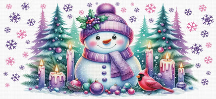 Colorful Snowman UV Wrap