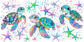 Colorful Turtles UV Wrap