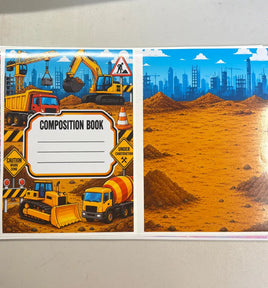 Construction Notebook Cover