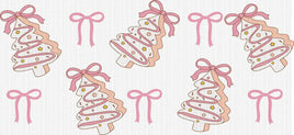 Coquette Christmas Tree Cake UV Wrap