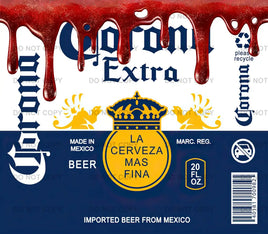 Corona chamoy tumbler wrap