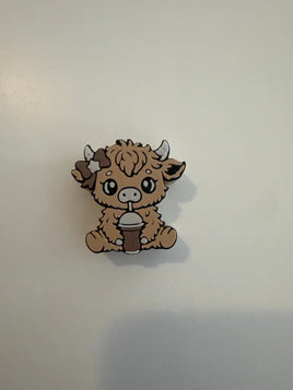 Cow Coffee Straw topper