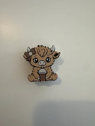 Cow Coffee Straw topper