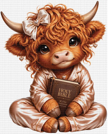 Cozy Bible Highland Cow