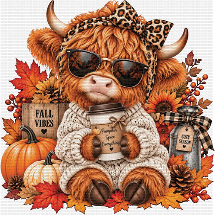 Cozy season cow