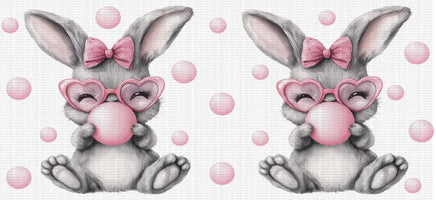 Cute Bunny Bubblegum UV WRAP