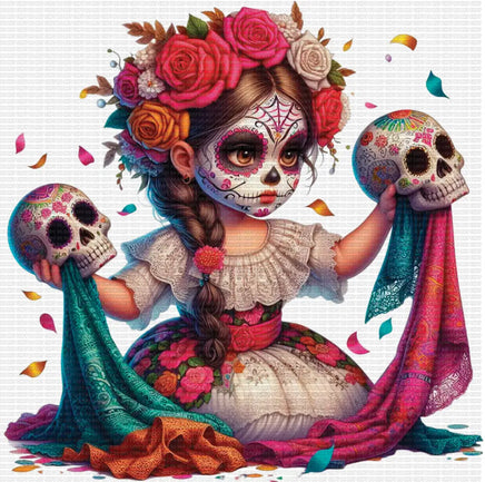 Cute catrina skulls