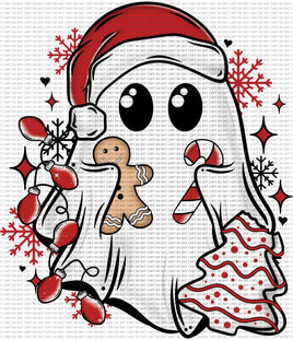 Cute christmas ghost /sleeve